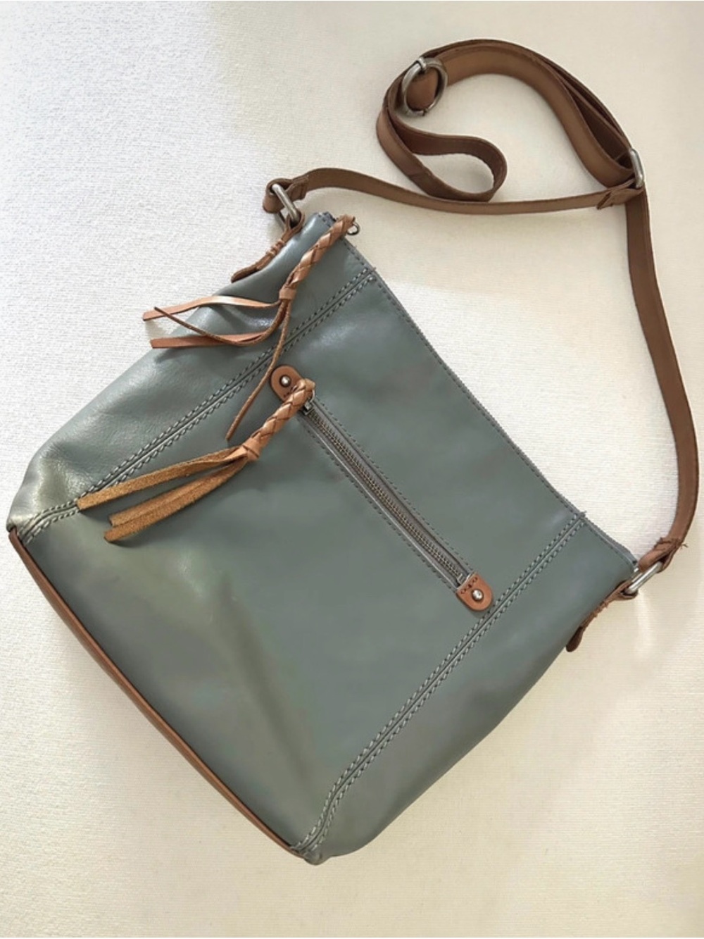 The Sak Leather Crossbody Bag - Picture 2 of 10